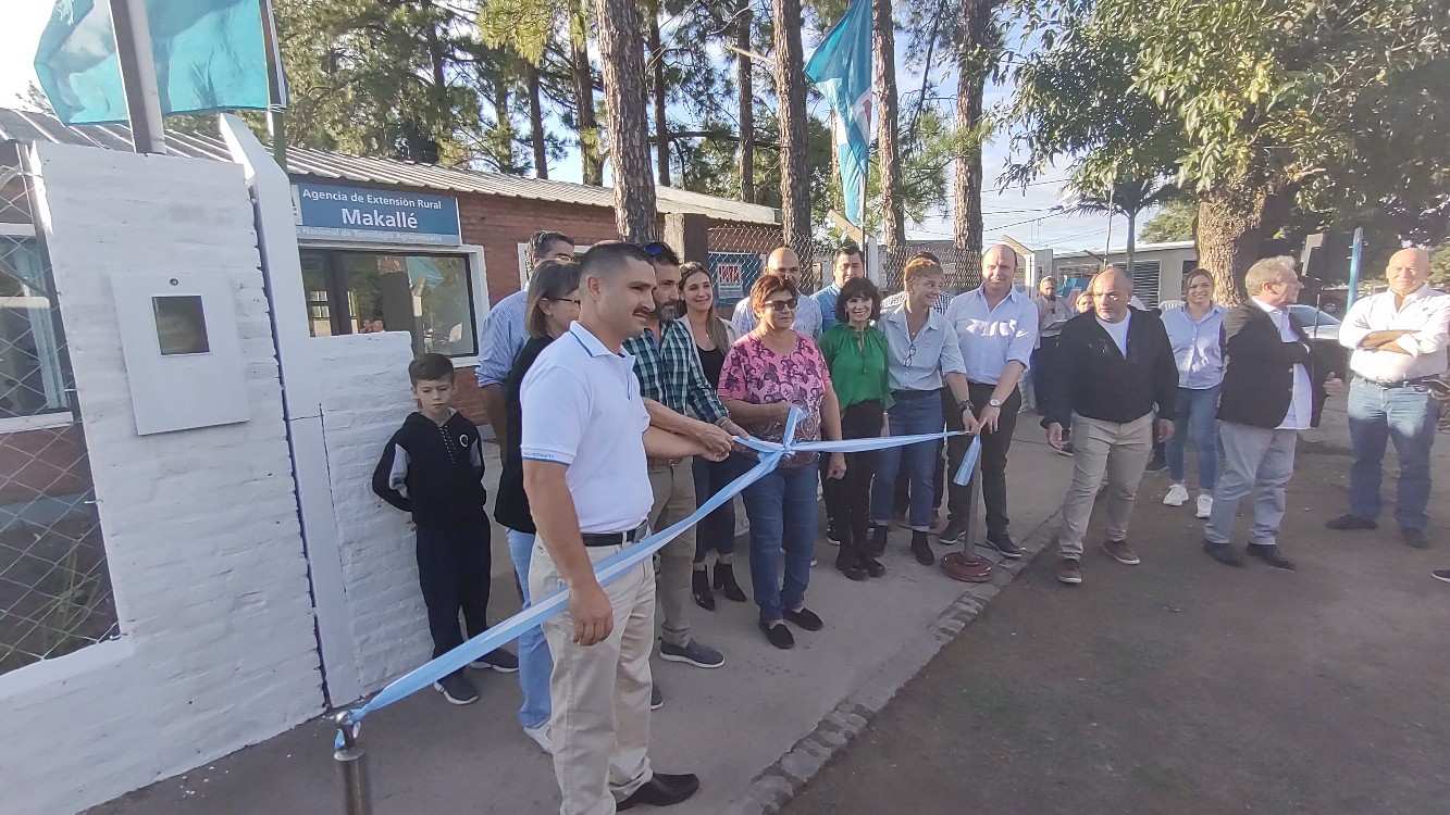 En el día de ayer, con autoridades nacionales se procedió a inaugurar la remodelación del edificio de la delegación del INTA en Makallé.