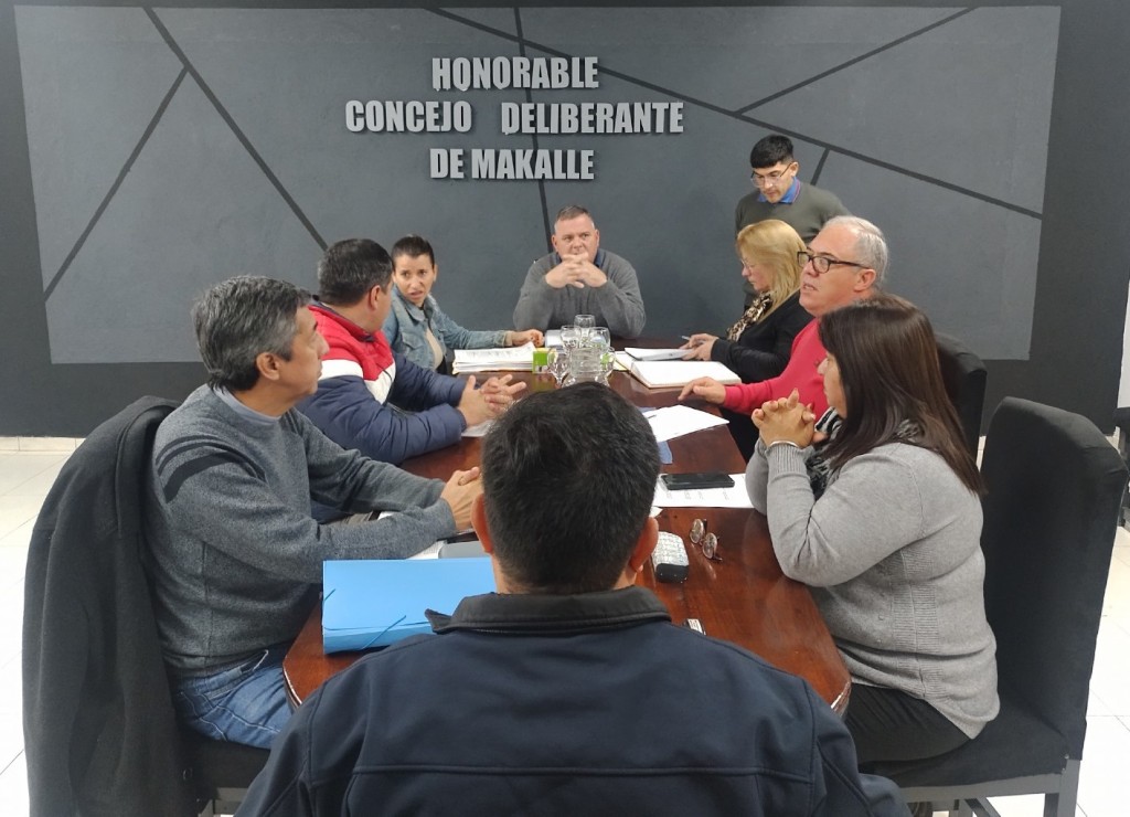 Sesión del Concejo Deliberante de Makallé 