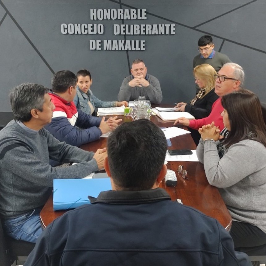Sesión del Concejo Deliberante de Makallé 