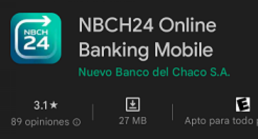 Nueva app para el Nuevo Banco del Chaco