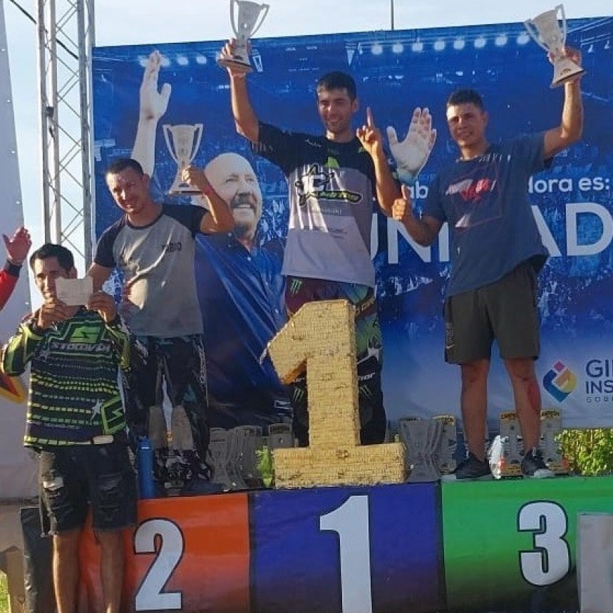 Jordan López es el campeón de la categoría 200 250 cc del campeonato MX Formosa